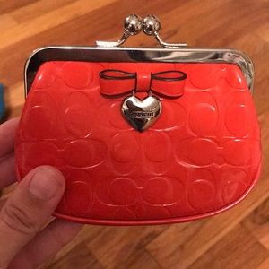 Coach change purse